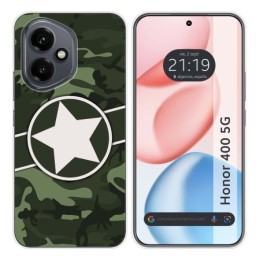 Funda Silicona para Huawei Honor 400 5G diseño Camuflaje 01 Dibujos