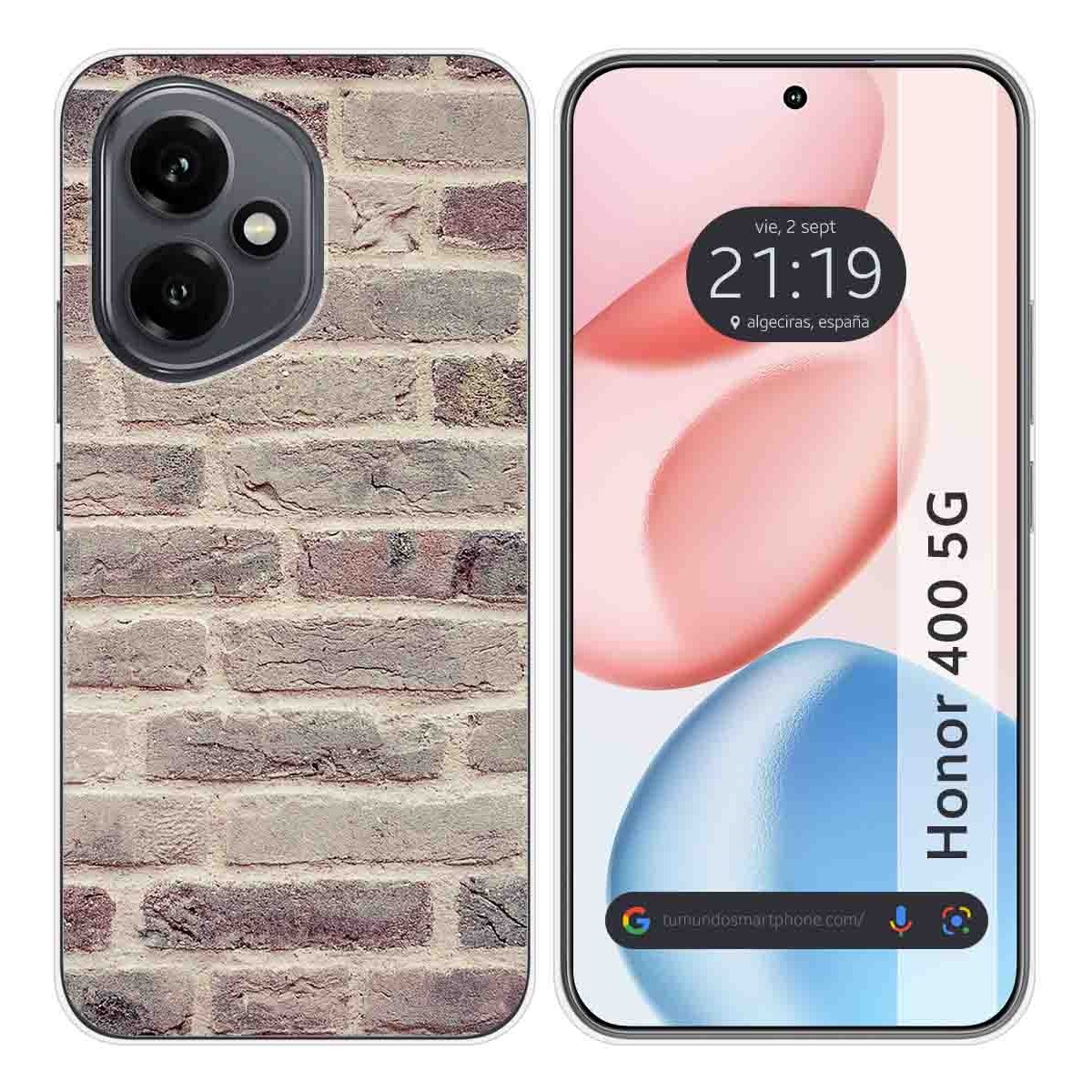 Funda Silicona para Huawei Honor 400 5G diseño Ladrillo 01 Dibujos