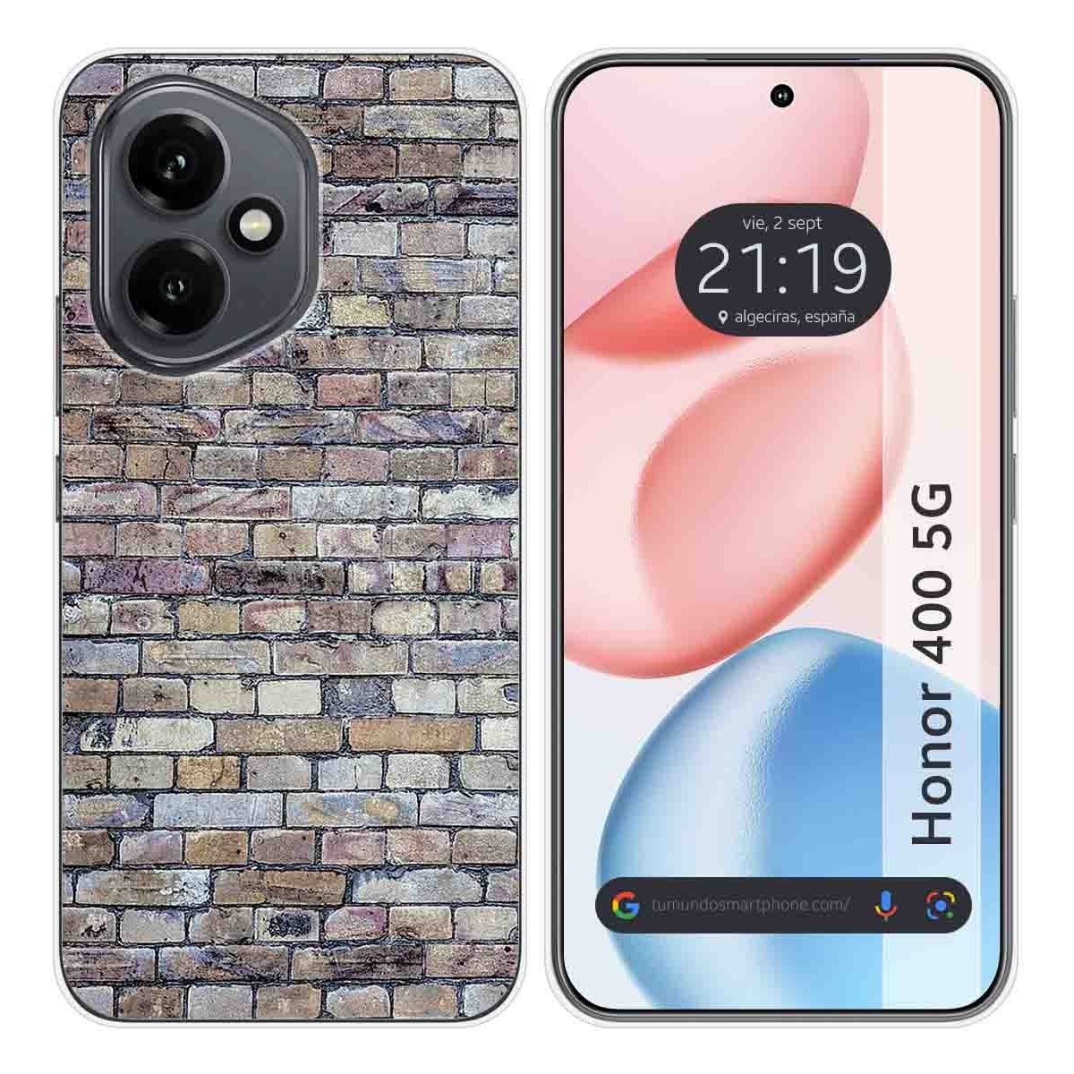 Funda Silicona para Huawei Honor 400 5G diseño Ladrillo 02 Dibujos