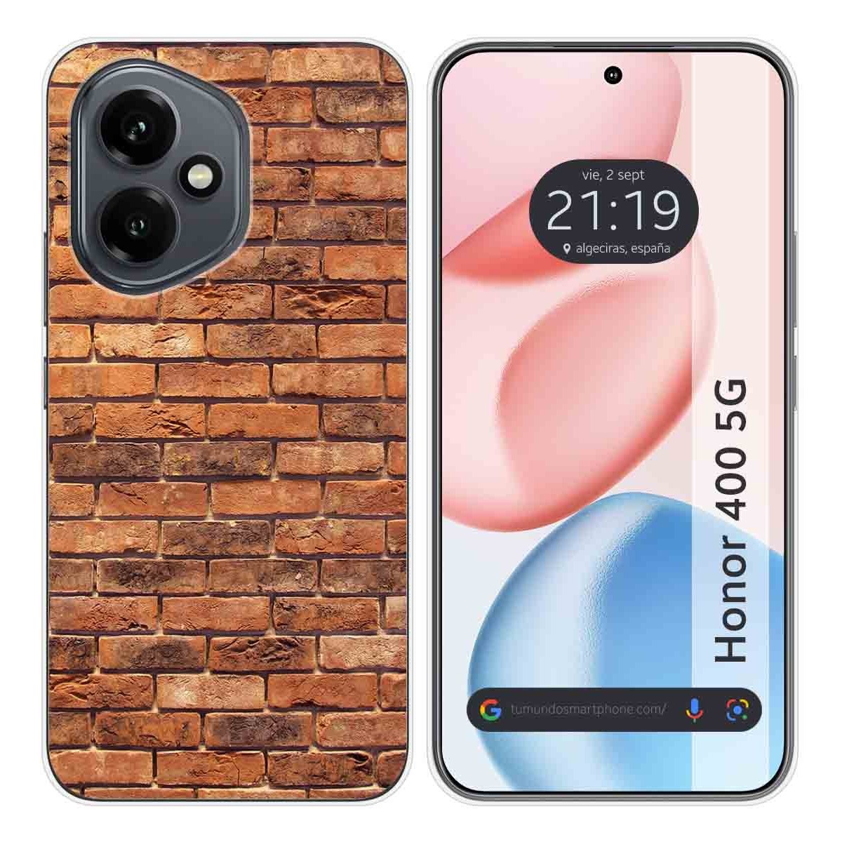 Funda Silicona para Huawei Honor 400 5G diseño Ladrillo 04 Dibujos