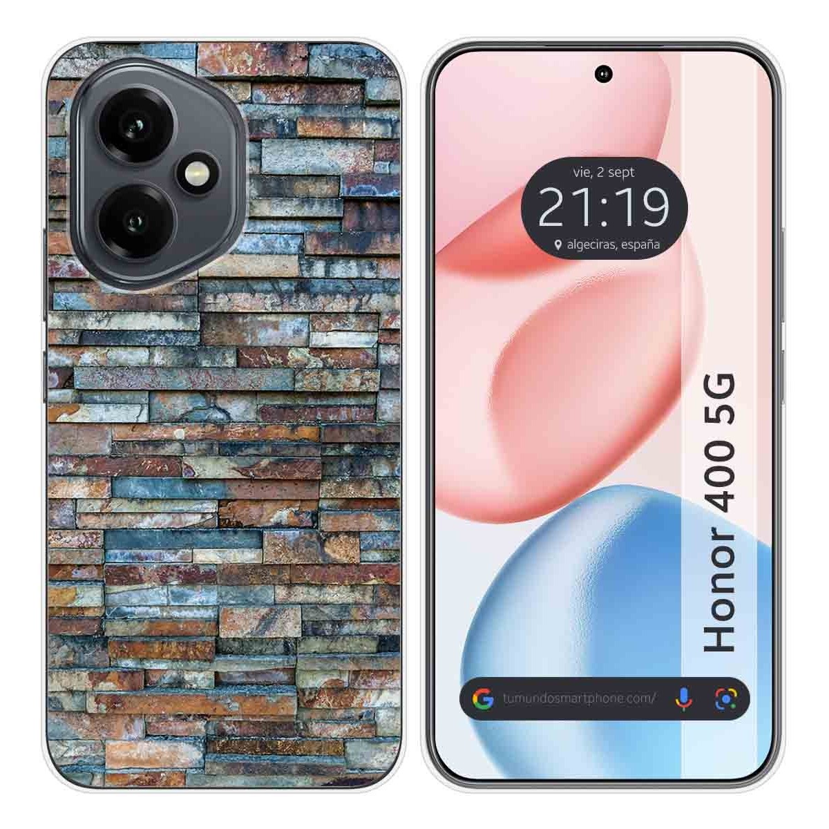 Funda Silicona para Huawei Honor 400 5G diseño Ladrillo 05 Dibujos