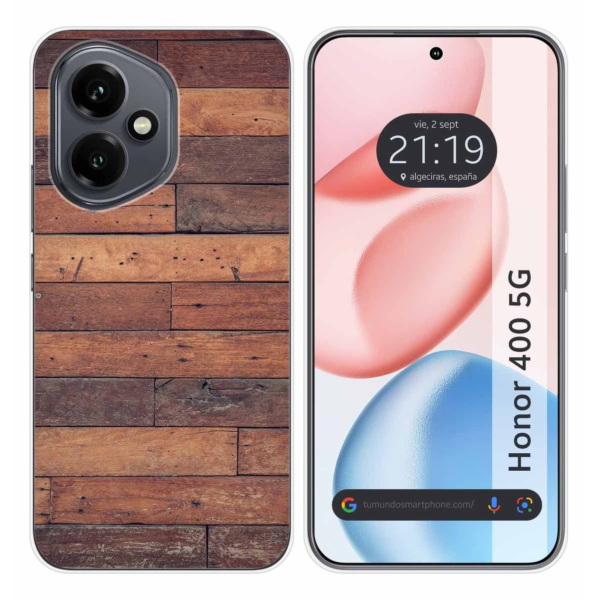 Funda Silicona para Huawei Honor 400 5G diseño Madera 03 Dibujos