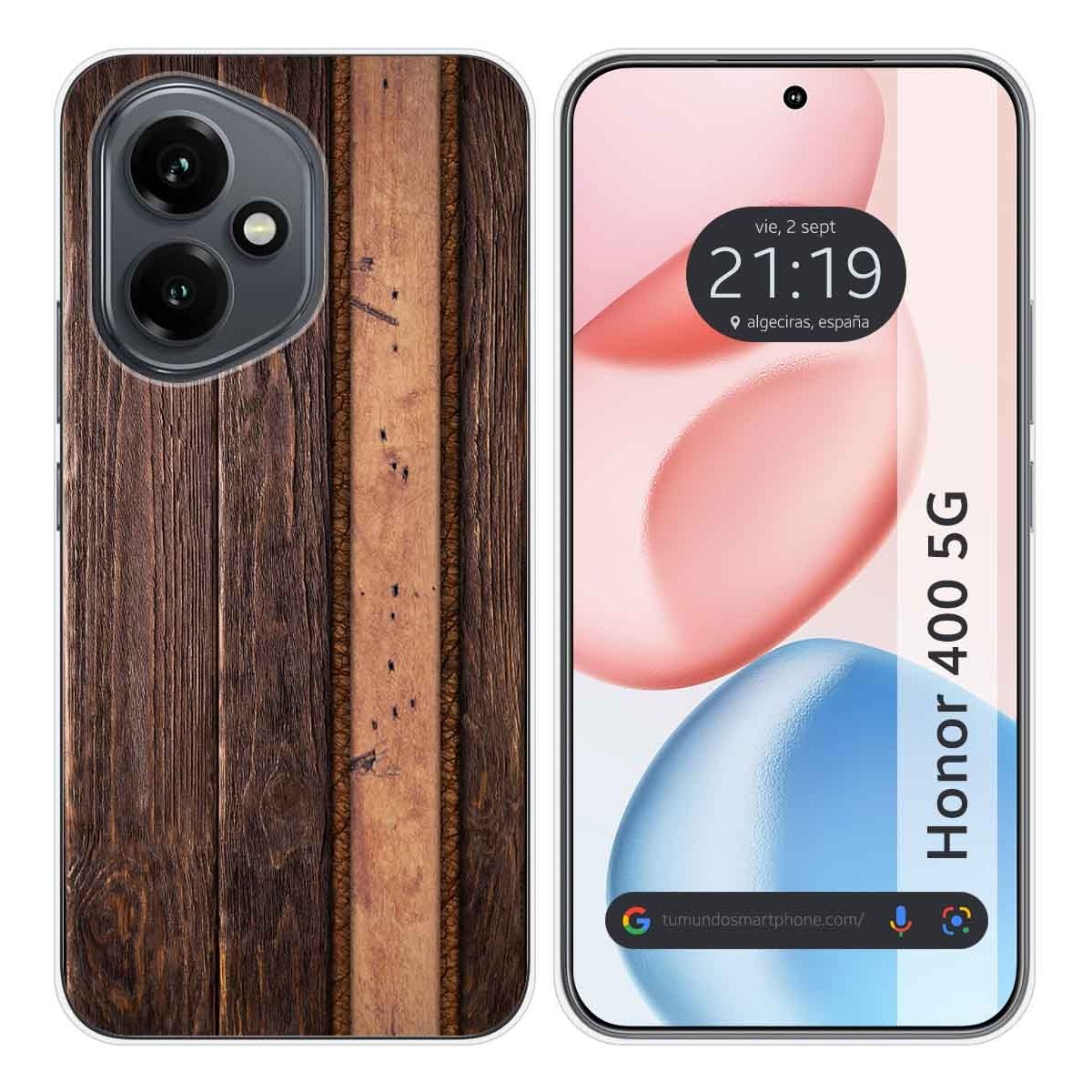 Funda Silicona para Huawei Honor 400 5G diseño Madera 05 Dibujos
