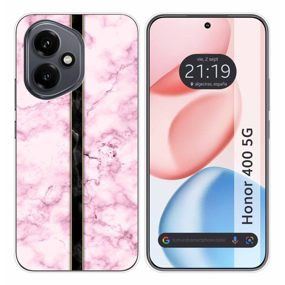 Funda Silicona para Huawei Honor 400 5G diseño Mármol 04 Dibujos