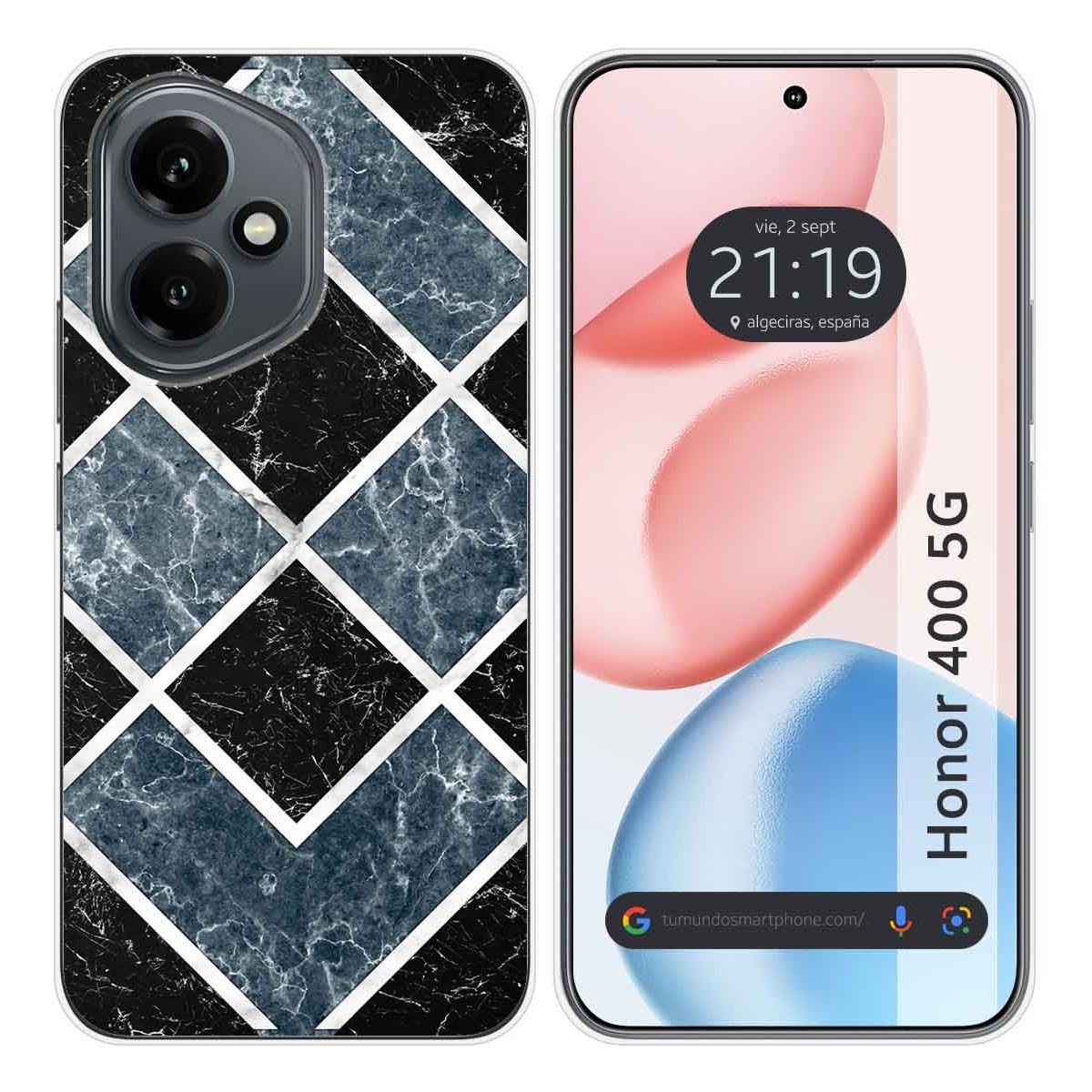 Funda Silicona para Huawei Honor 400 5G diseño Mármol 06 Dibujos