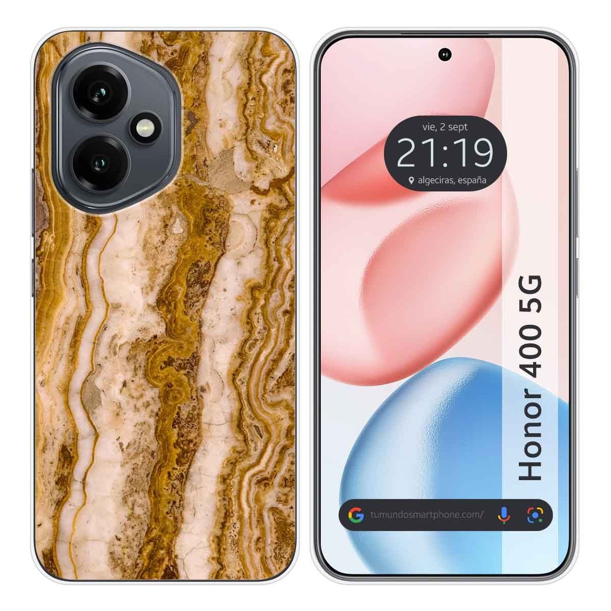 Funda Silicona para Huawei Honor 400 5G diseño Mármol 10 Dibujos