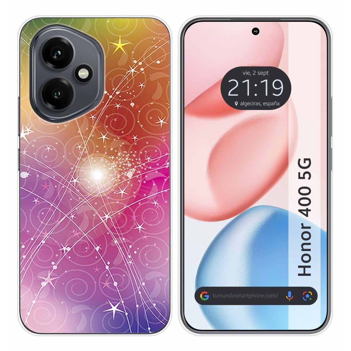 Funda Silicona para Huawei Honor 400 5G diseño Abstracto Dibujos