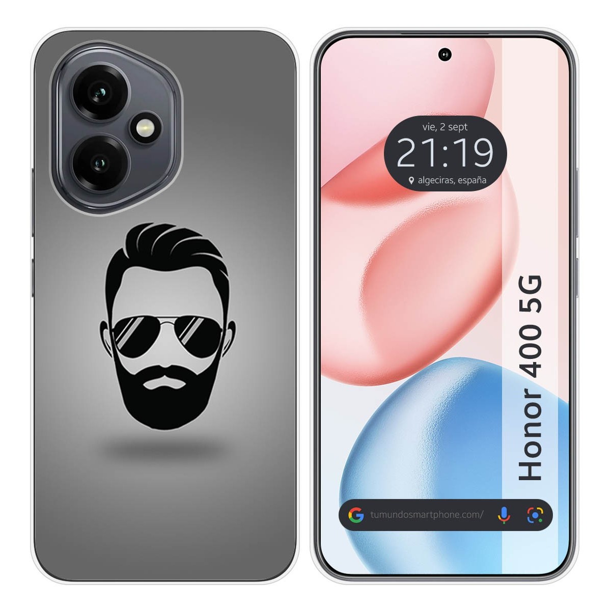 Funda Silicona para Huawei Honor 400 5G diseño Barba Dibujos