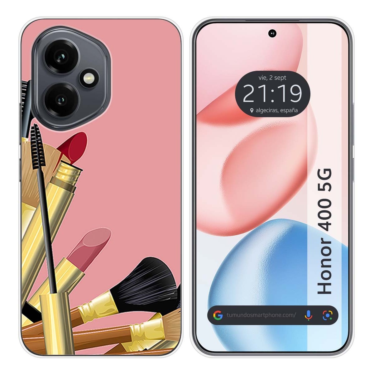 Funda Silicona para Huawei Honor 400 5G diseño Brochas Dibujos