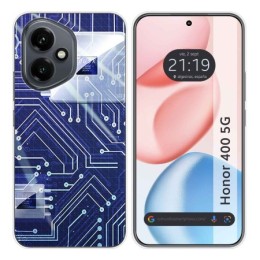 Funda Silicona para Huawei Honor 400 5G diseño Circuito Dibujos