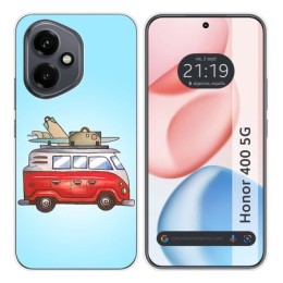 Funda Silicona para Huawei Honor 400 5G diseño Furgoneta Dibujos