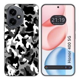 Funda Silicona para Huawei Honor 400 5G diseño Snow Camuflaje Dibujos