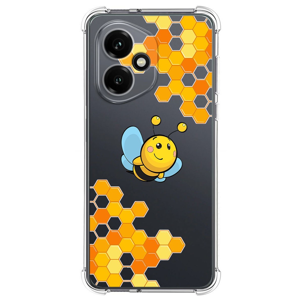 Funda Silicona Antigolpes para Huawei Honor 400 5G diseño Abeja Dibujos