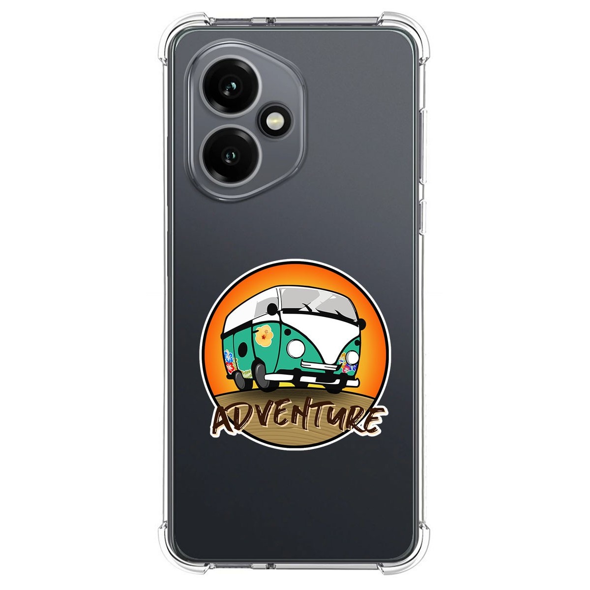 Funda Silicona Antigolpes para Huawei Honor 400 5G diseño Adventure Dibujos