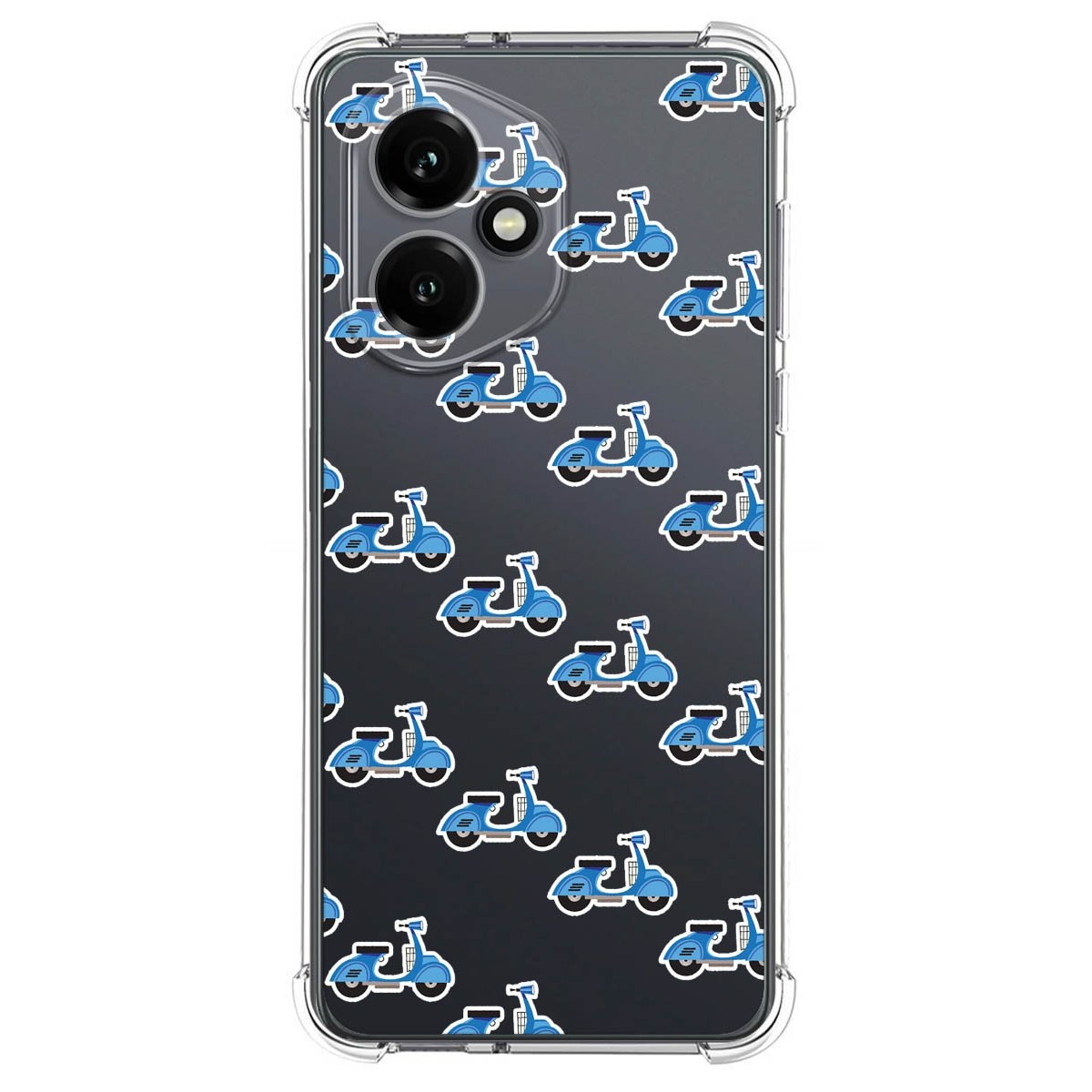 Funda Silicona Antigolpes para Huawei Honor 400 5G diseño Scooter Dibujos
