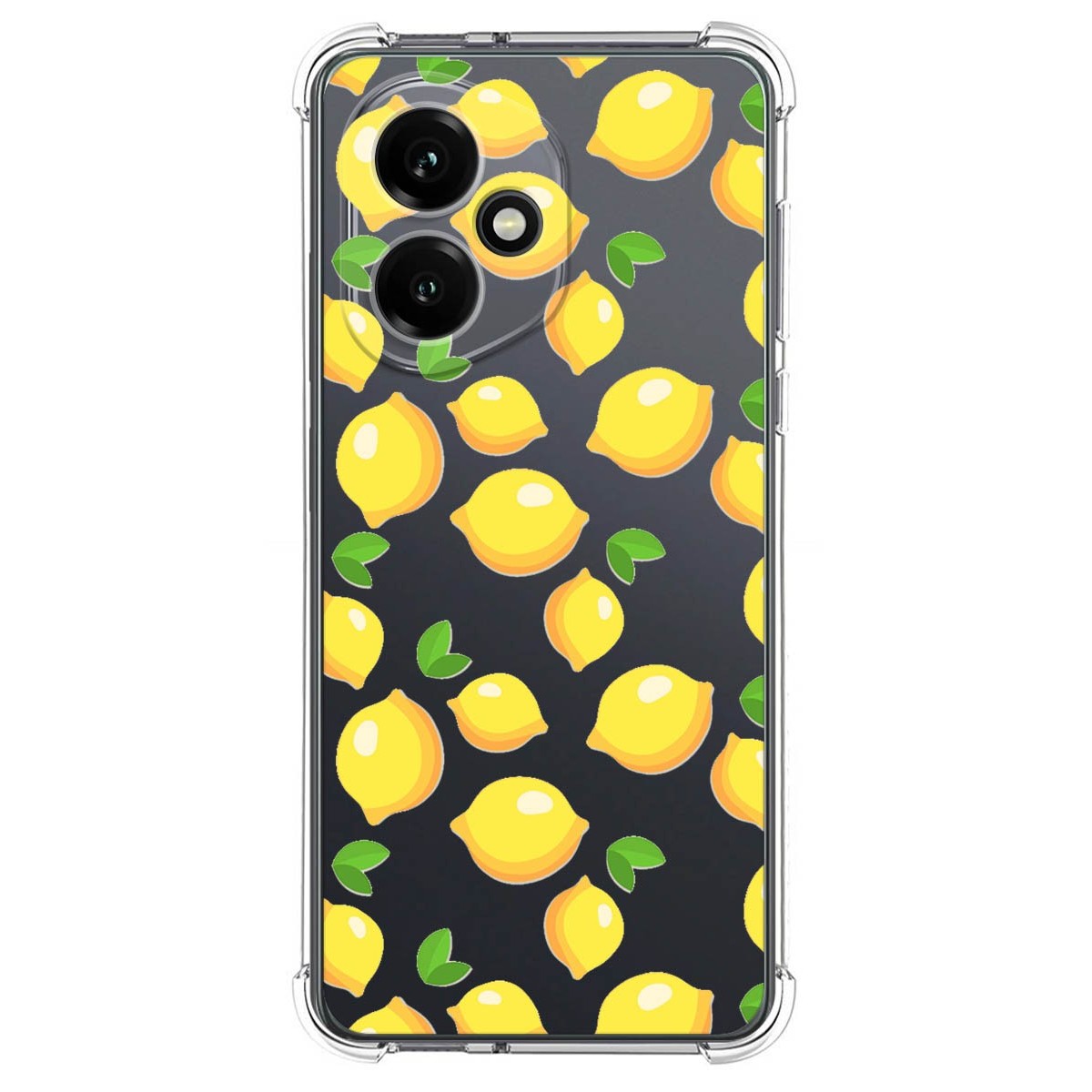 Funda Silicona Antigolpes para Huawei Honor 400 5G diseño Limones Dibujos