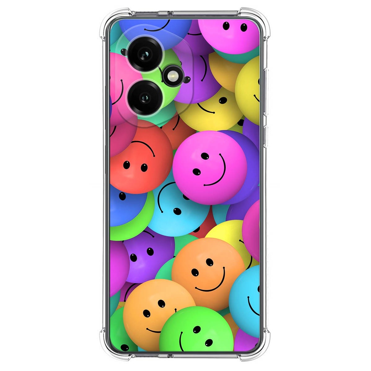 Funda Silicona Antigolpes para Huawei Honor 400 5G diseño Smile Dibujos