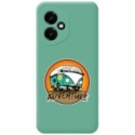 Funda Silicona Líquida Verde para Huawei Honor 400 5G diseño Adventure Dibujos