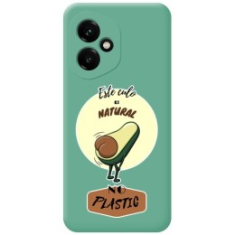 Funda Silicona Líquida Verde para Huawei Honor 400 5G diseño Culo Natural Dibujos