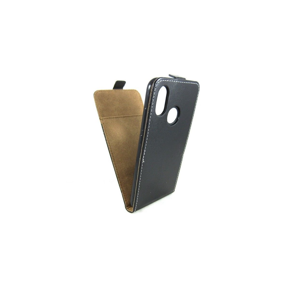 Funda Piel Premium Negra Ultra-Slim para Xiaomi Mi 8