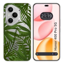 Funda Silicona Transparente para Huawei Honor 400 Pro 5G diseño Jungla Dibujos