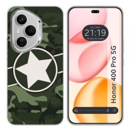 Funda Silicona para Huawei Honor 400 Pro 5G diseño Camuflaje 01 Dibujos