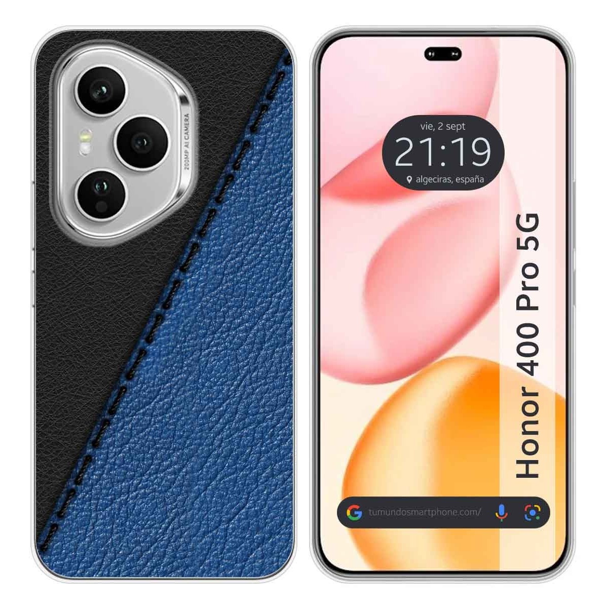 Funda Silicona para Huawei Honor 400 Pro 5G diseño Cuero 02 Dibujos