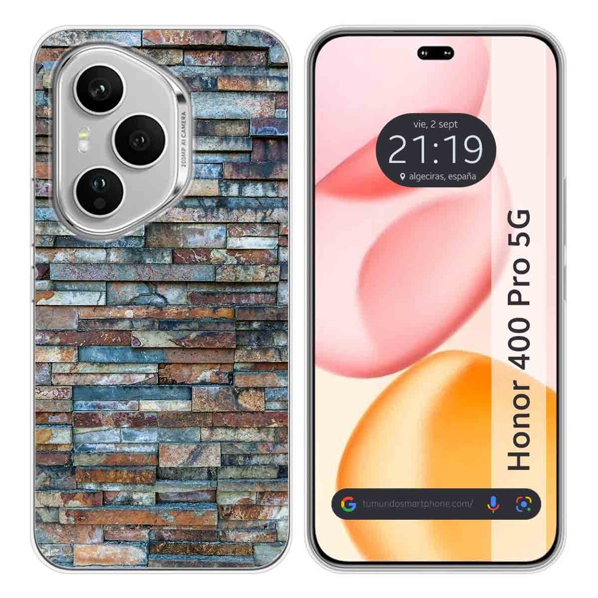 Funda Silicona para Huawei Honor 400 Pro 5G diseño Ladrillo 05 Dibujos