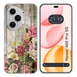 Funda Silicona para Huawei Honor 400 Pro 5G diseño Madera 08 Dibujos