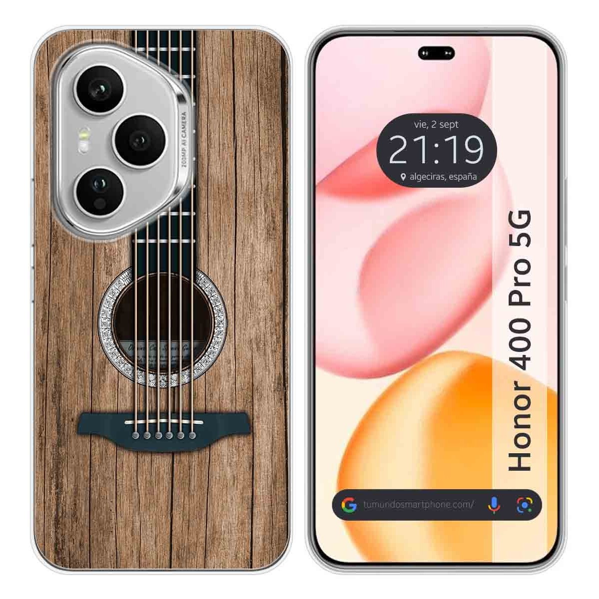 Funda Silicona para Huawei Honor 400 Pro 5G diseño Madera 11 Dibujos