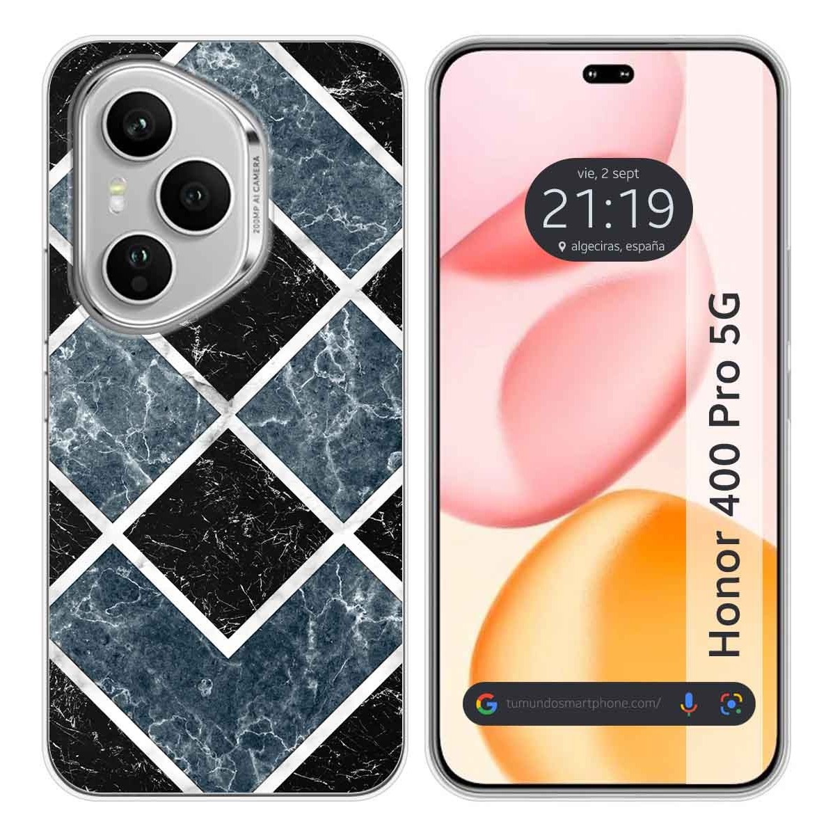 Funda Silicona para Huawei Honor 400 Pro 5G diseño Mármol 06 Dibujos