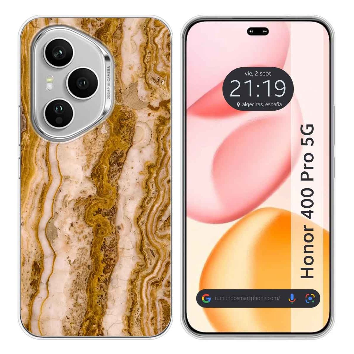 Funda Silicona para Huawei Honor 400 Pro 5G diseño Mármol 10 Dibujos