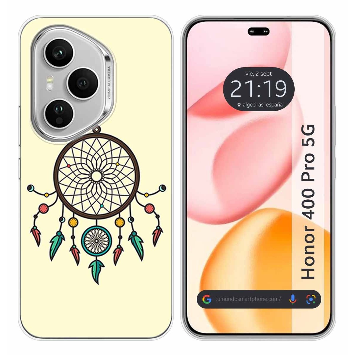 Funda Silicona para Huawei Honor 400 Pro 5G diseño Atrapasueños Dibujos