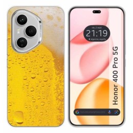 Funda Silicona para Huawei Honor 400 Pro 5G diseño Cerveza Dibujos