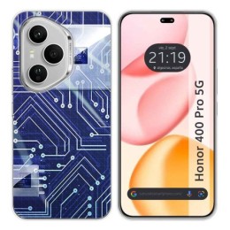 Funda Silicona para Huawei Honor 400 Pro 5G diseño Circuito Dibujos