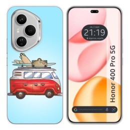 Funda Silicona para Huawei Honor 400 Pro 5G diseño Furgoneta Dibujos