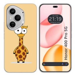 Funda Silicona para Huawei Honor 400 Pro 5G diseño Jirafa Dibujos