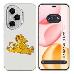 Funda Silicona para Huawei Honor 400 Pro 5G diseño Leones Dibujos