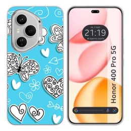Funda Silicona para Huawei Honor 400 Pro 5G diseño Mariposas Dibujos