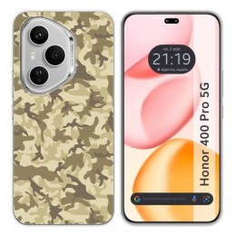 Funda Silicona para Huawei Honor 400 Pro 5G diseño Sand Camuflaje Dibujos