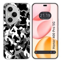 Funda Silicona para Huawei Honor 400 Pro 5G diseño Snow Camuflaje Dibujos