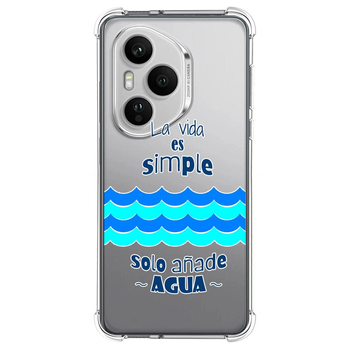 Funda Silicona Antigolpes para Huawei Honor 400 Pro 5G diseño Agua Dibujos