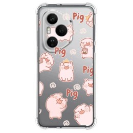 Funda Silicona Antigolpes para Huawei Honor 400 Pro 5G diseño Cerdos Dibujos