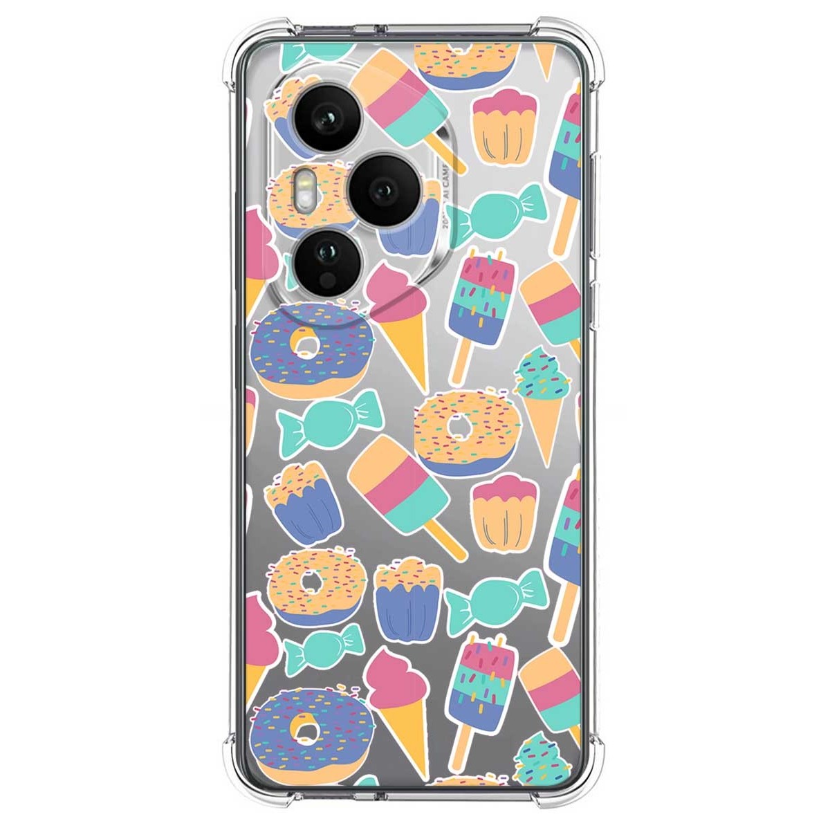 Funda Silicona Antigolpes para Huawei Honor 400 Pro 5G diseño Dulces 02 Dibujos
