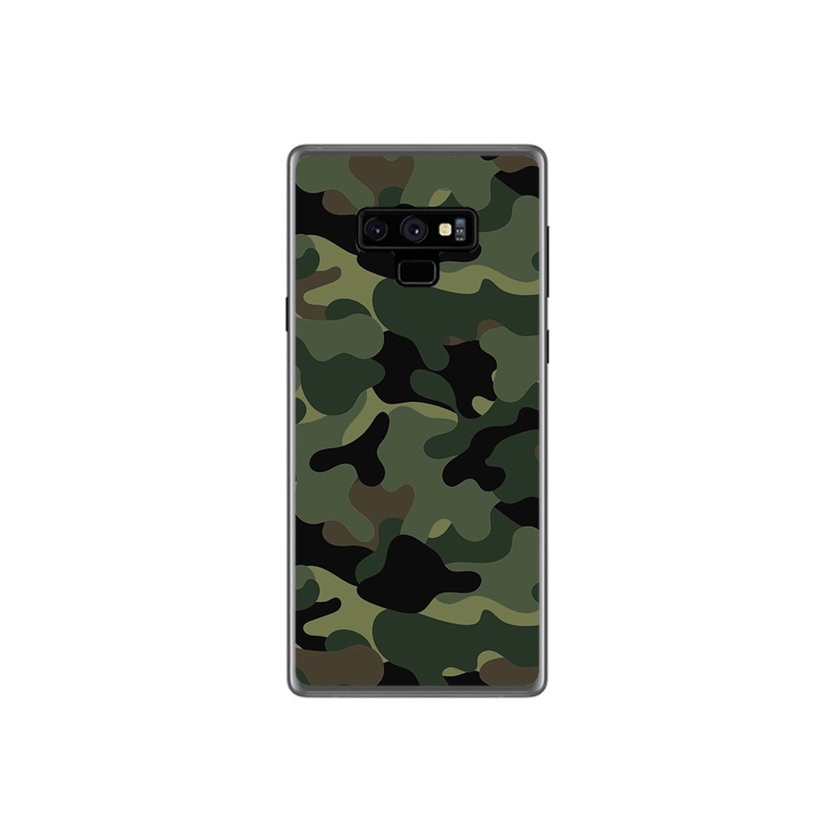 Funda Gel Tpu para Samsung Galaxy Note 9 Diseño Camuflaje Dibujos