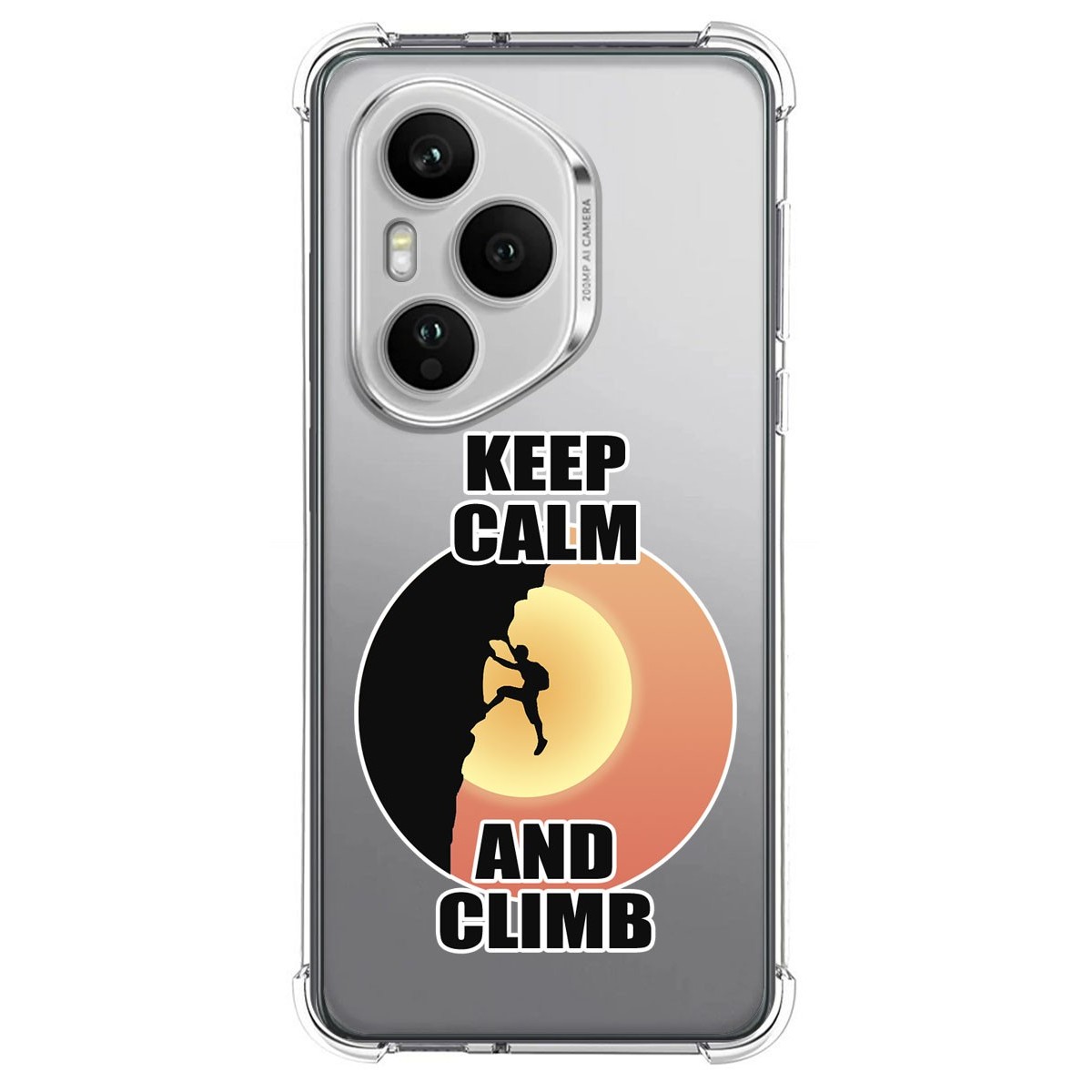 Funda Silicona Antigolpes para Huawei Honor 400 Pro 5G diseño Hombre Escalada Dibujos