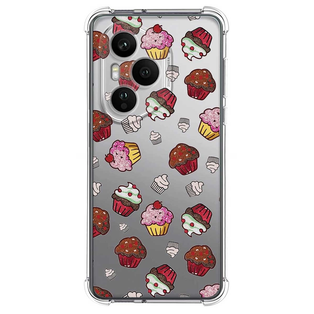 Funda Silicona Antigolpes para Huawei Honor 400 Pro 5G diseño Muffins Dibujos