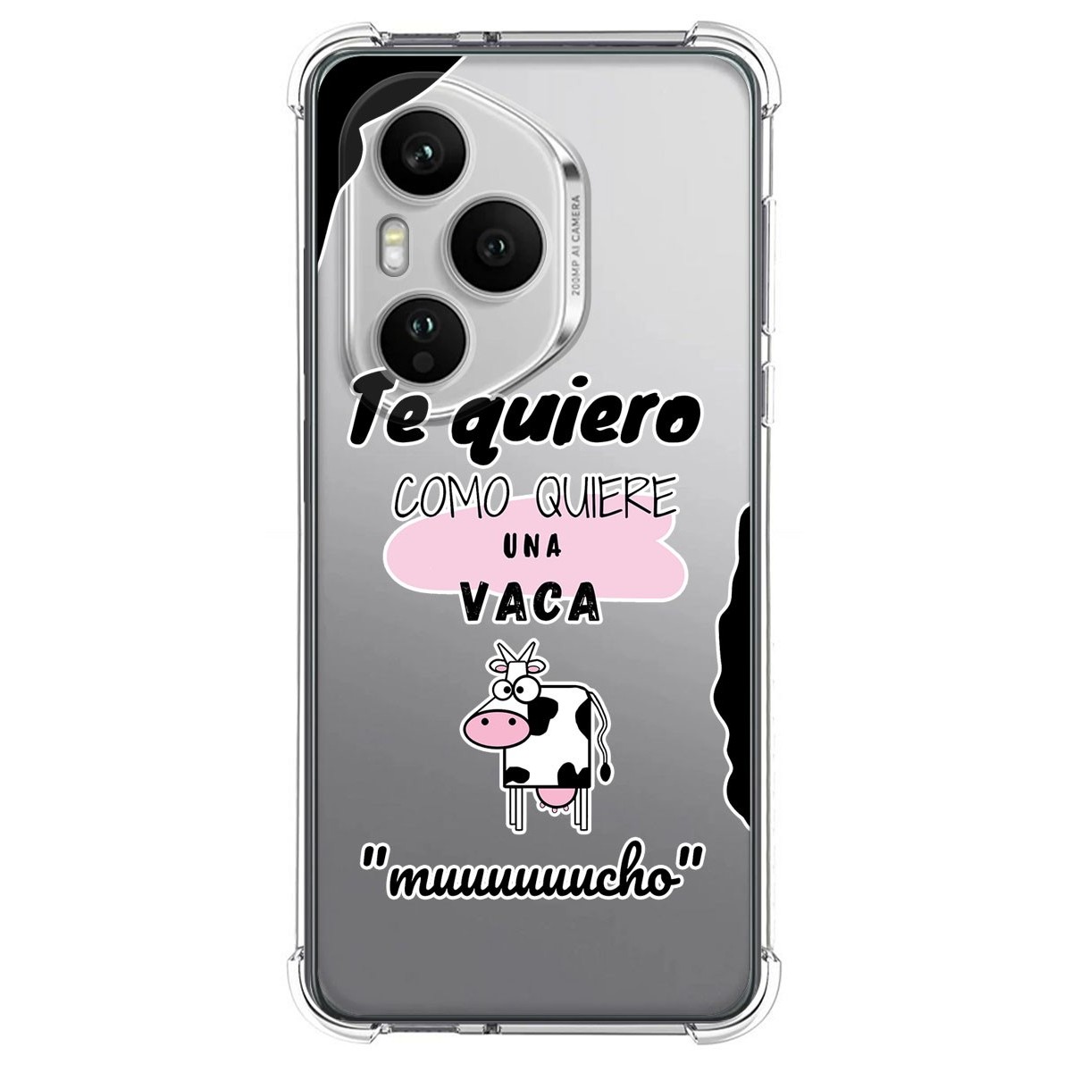 Funda Silicona Antigolpes para Huawei Honor 400 Pro 5G diseño Vaca Dibujos
