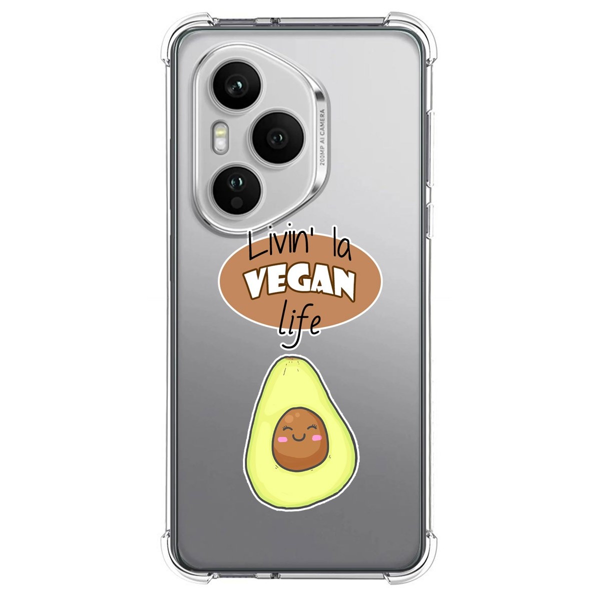 Funda Silicona Antigolpes para Huawei Honor 400 Pro 5G diseño Vegan Life Dibujos