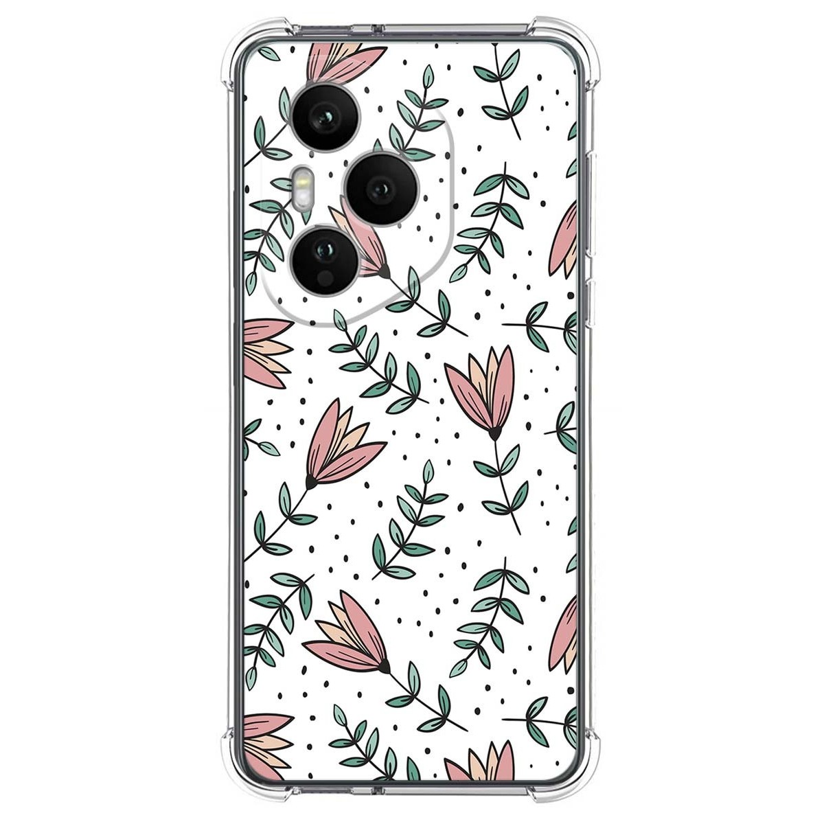 Funda Silicona Antigolpes para Huawei Honor 400 Pro 5G diseño Flores 01 Dibujos